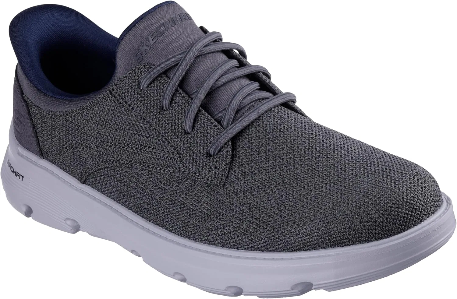 Туфли Skechers Men's Arch Fit Garza - ChapmanBungee, Char Anthracite — фото 4