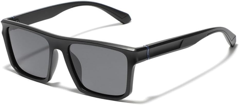 

Модные женские солнцезащитные очки, мужские солнцезащитные очки для вождения, мужские прямоугольные очки с защитой от УФ-излучения UV400 для женщин и путешествий, SUN1111 Generic, Frosted Black