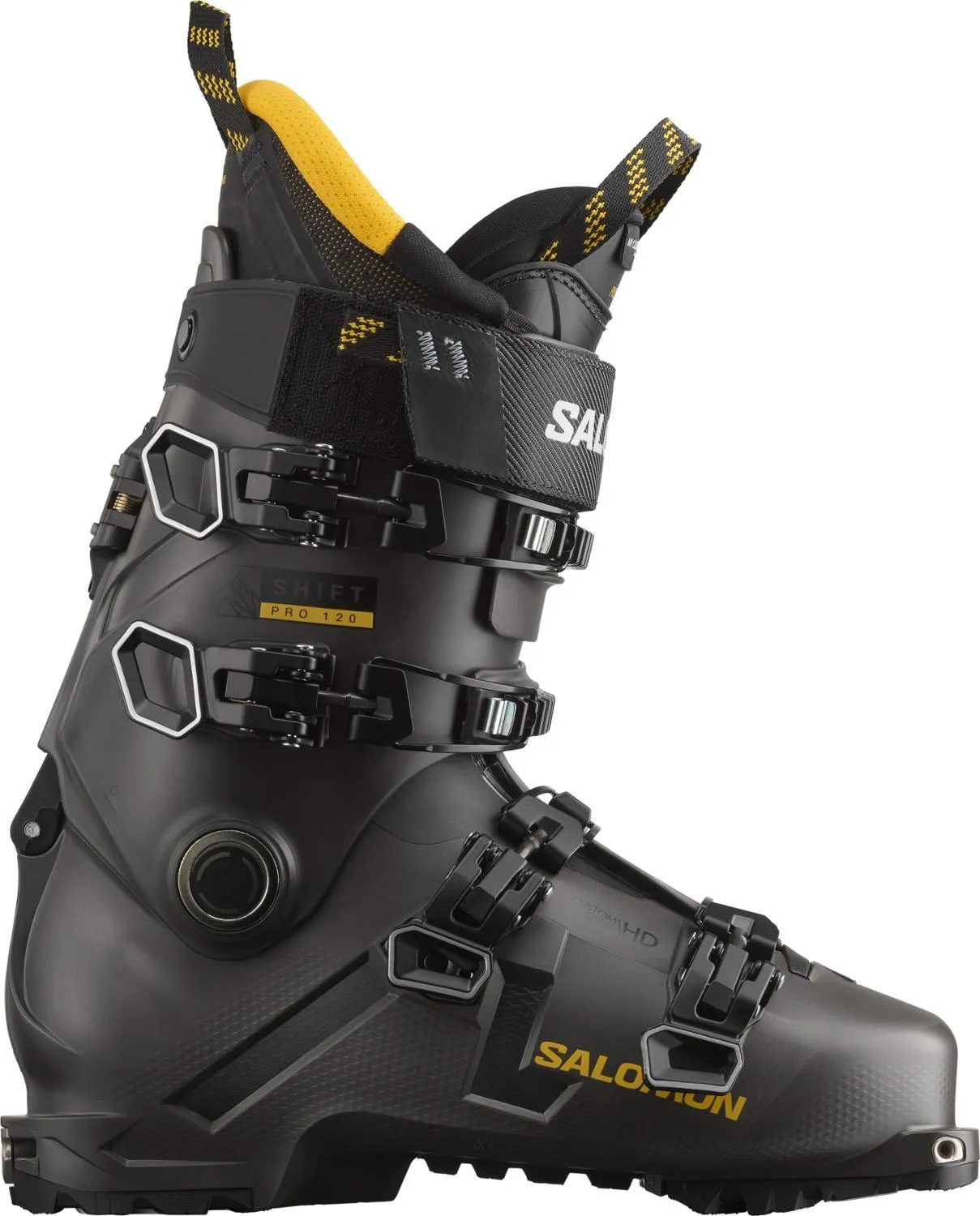 

Ски-боуты для фрирайда Pro 120 Alpine Touring Salomon, Beluga/Black/Solar Power