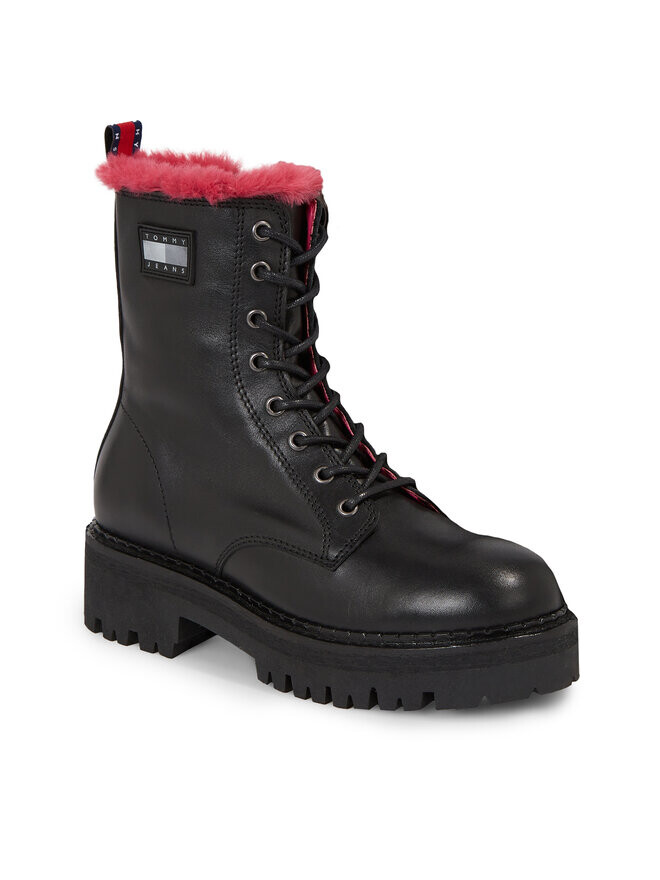 Ботинки на плоской подошве Tjw W Urban Boot Smooth Ltr Wl Tommy Jeans, черный — фото 2