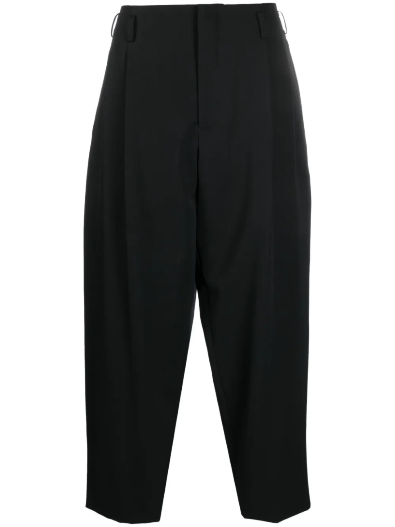 

Comme des Garçons Homme Plus укороченные брюки широкого кроя, черный