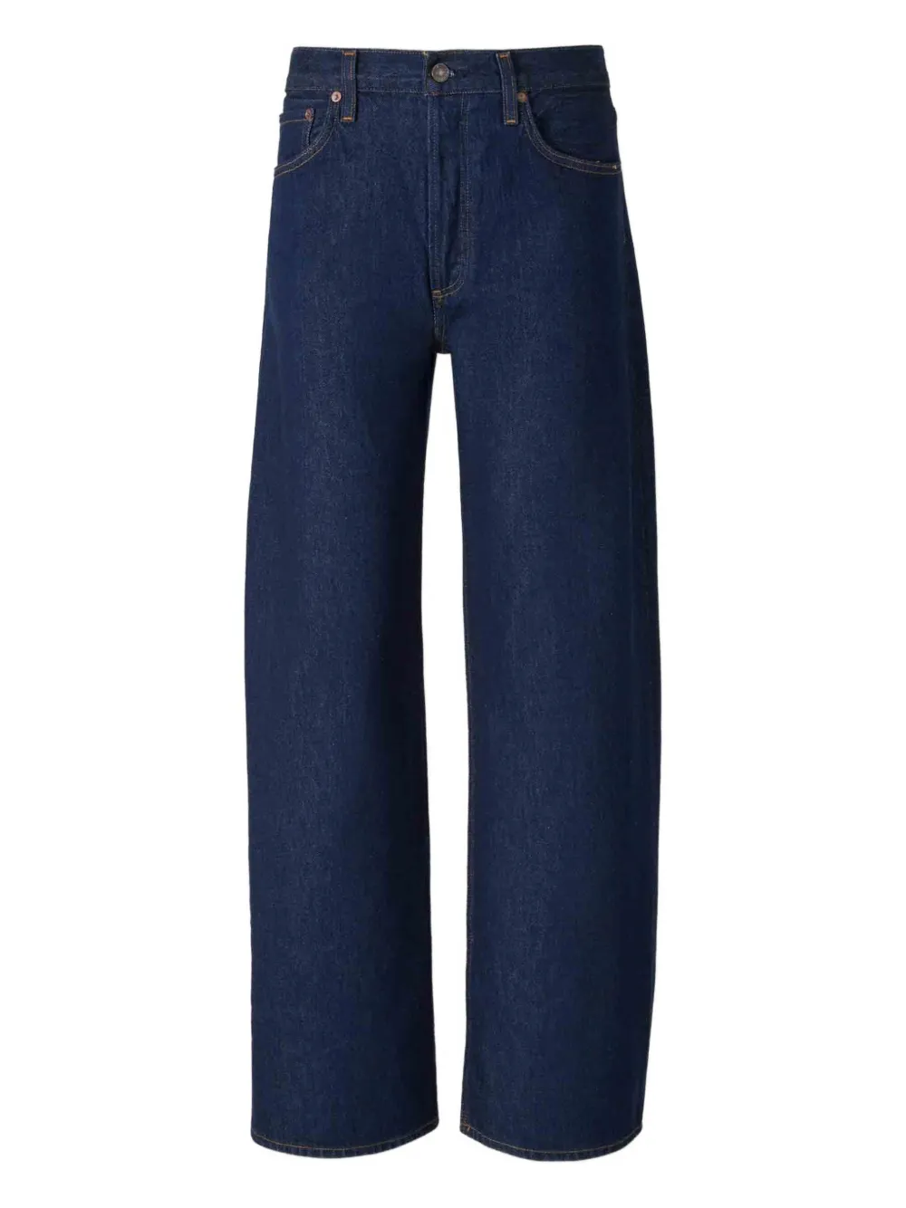 

Джинсы с карманами и шлёвками для ремня Agolde, синий