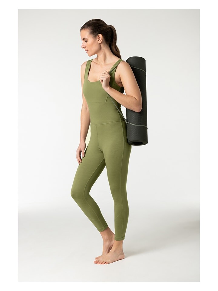 

Комбинезон super.natural Funktionsjumpsuit Liquid Flow, хаки