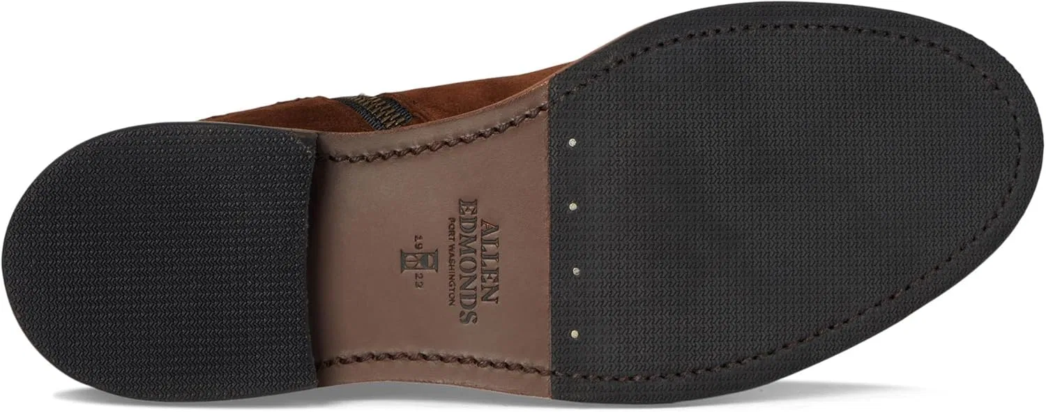 Ботинки Western Allen Edmonds, замша табачного цвета — фото 3