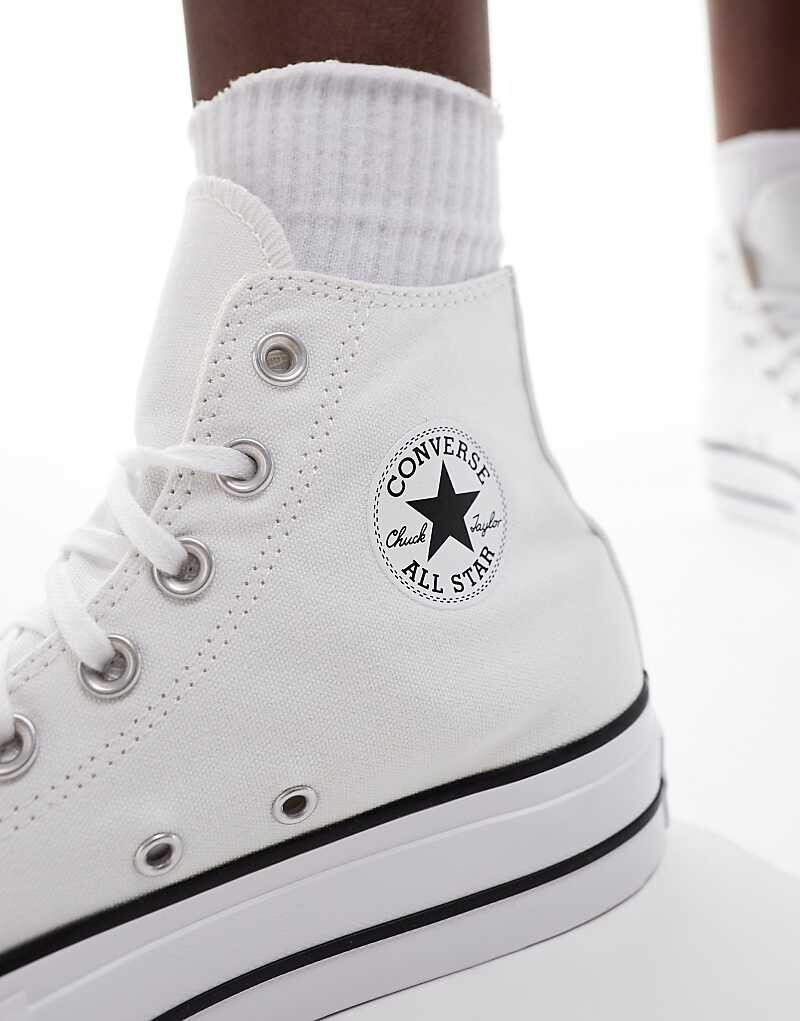 Кроссовки Converse Chuck Taylor All Star Lift Hi Wide цвета Wei = f, weite Passform — фото 3