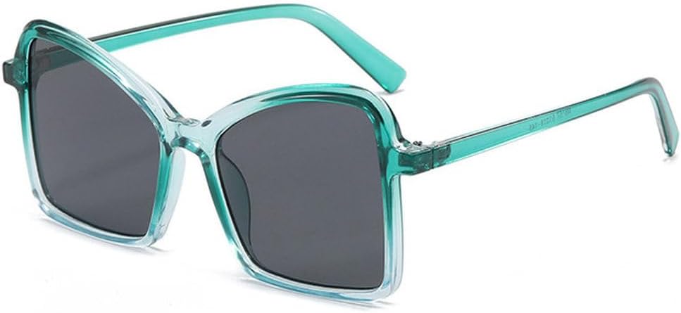 

Модные женские солнцезащитные очки в крупной многоугольной оправе, трендовые многоцветные плоские зеркальные очки, мужские солнцезащитные очки для улицы с защитой от УФ-излучения UV400, SUN2684 Generic, C7 Green