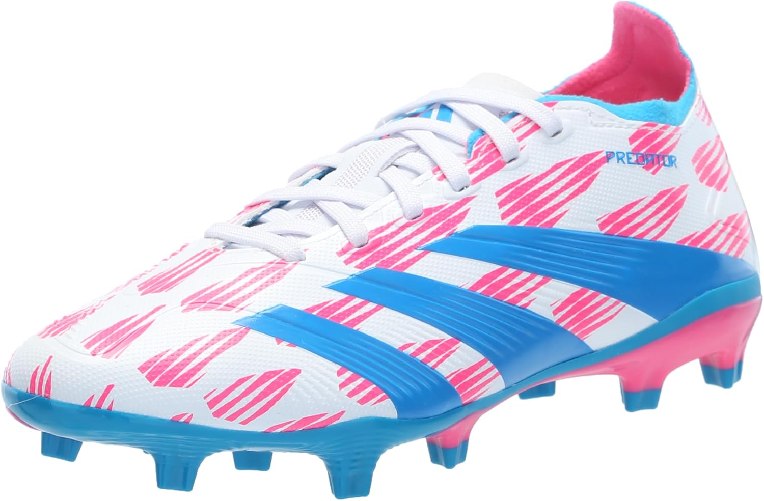 

Футбольные бутсы Adidas Унисекс 24 Club Flexible Ground, белый/синий/розовый