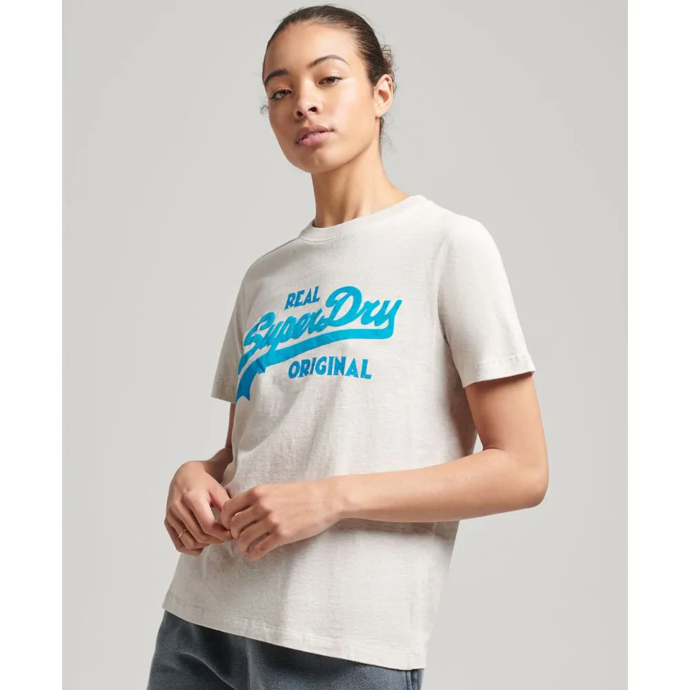

Футболка Superdry Vl Scripted Coll, серый