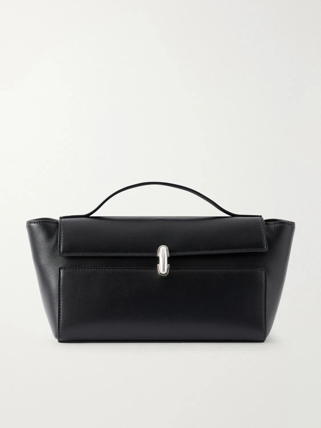 Кожаная сумка Symmetry Trapeze Pochette Savette, черный