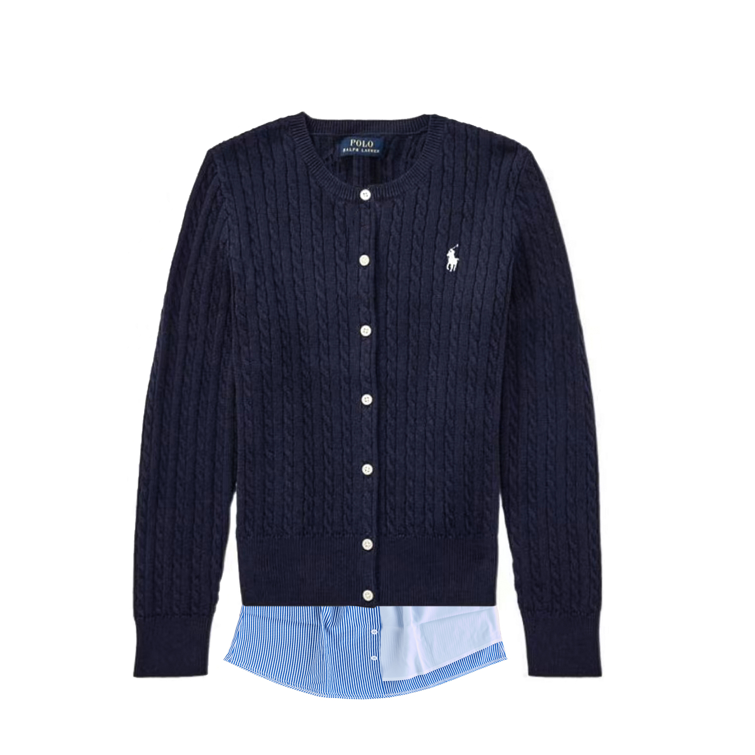 

Polo Ralph Lauren Трикотажный свитер navy blue женский