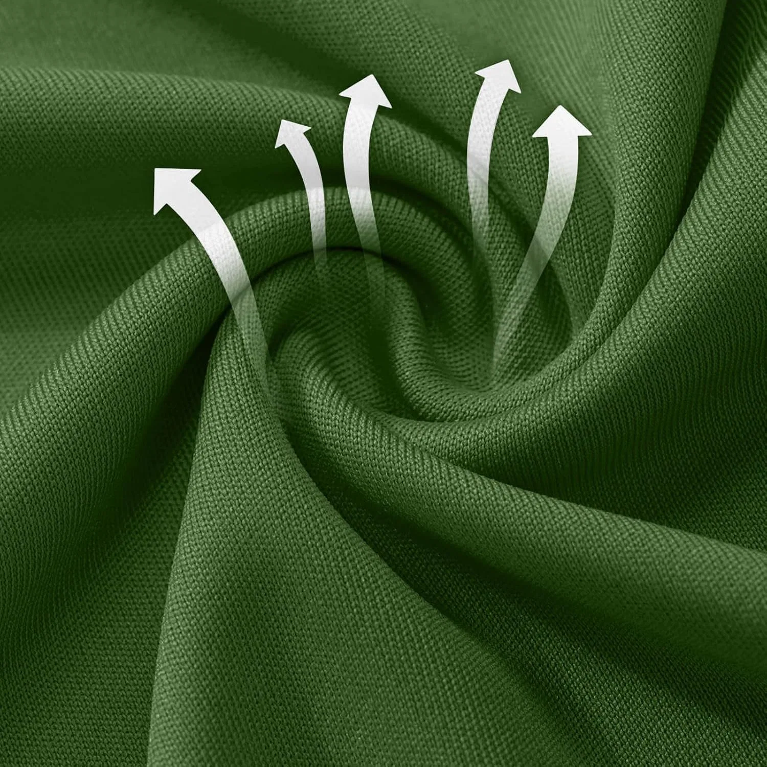 Футболка с коротким рукавом, влагоотводящая, Active, Army Green-1 — фото 3