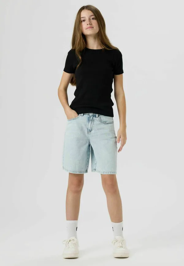 Джинсовые шорты Two Soon, Light Blue Bleached Denim