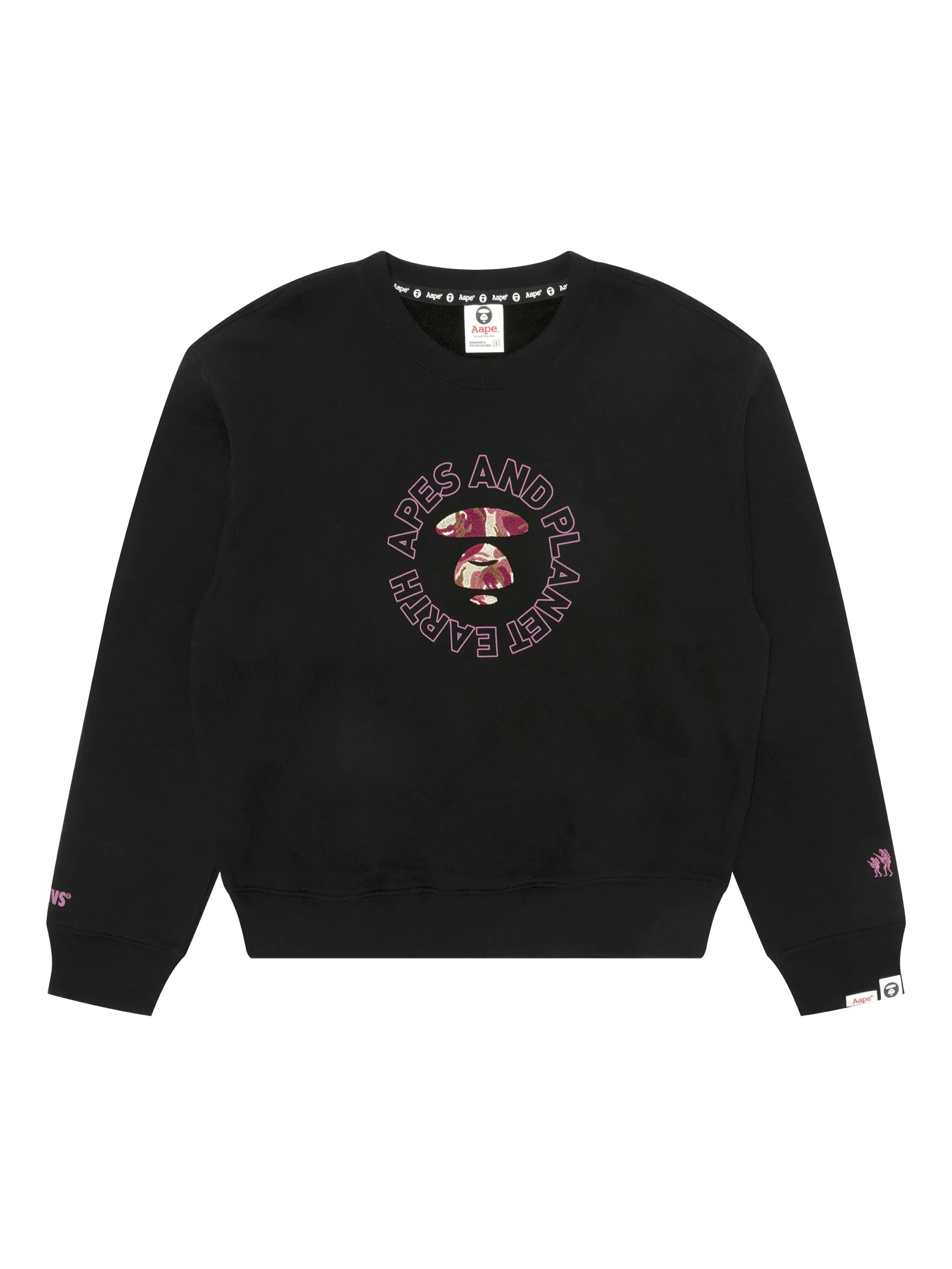 

Толстовка с камуфляжным принтом Aape By A Bathing Ape, черный