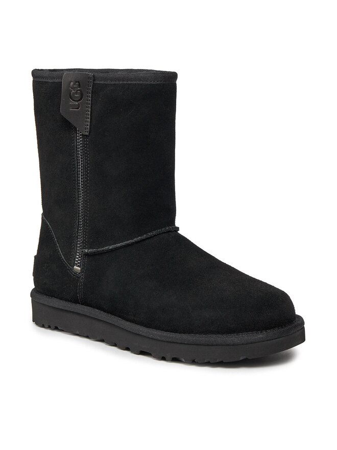Ботинки зимние UGG W Classic на молнии, черный