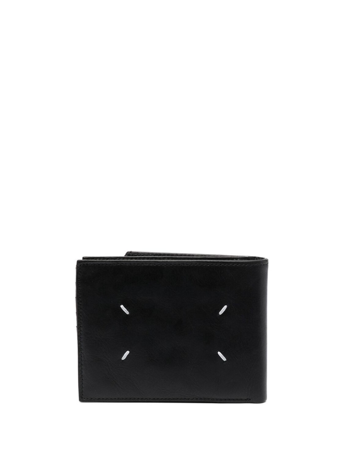 

Кошелек на молнии с декоративной строчкой Maison Margiela, черный