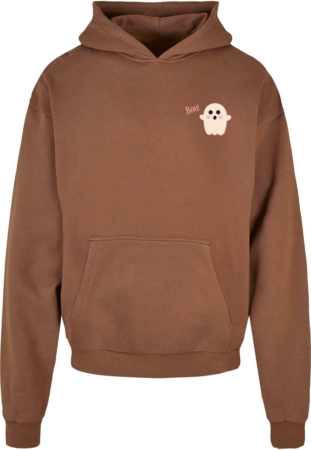 

Толстовка с капюшоном HALLOWEEN BOO GHOST Merchcode, коричневый
