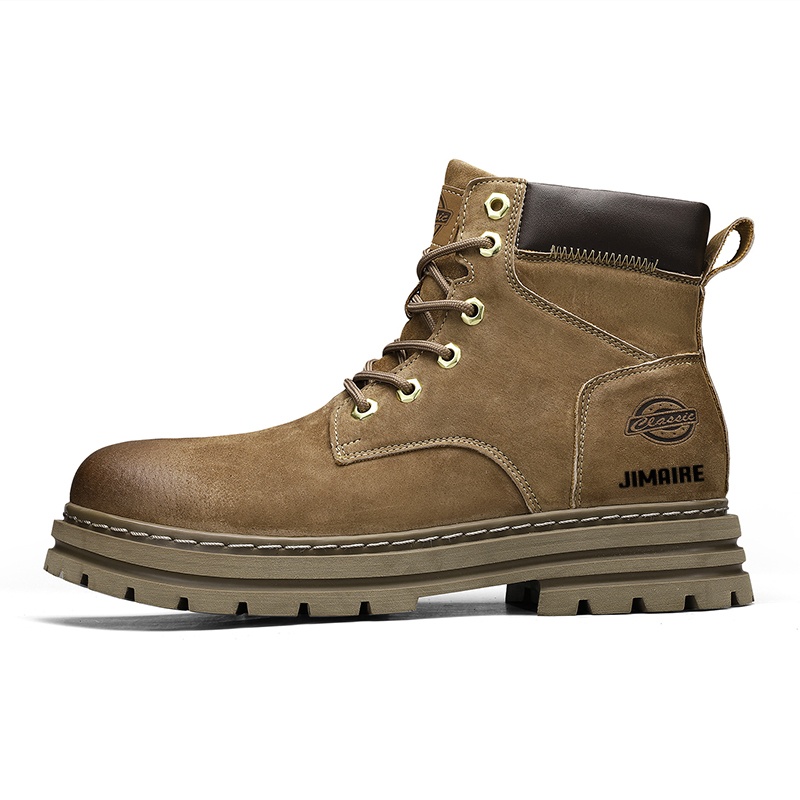 

King Jinmai Короткие мартинсы мужские хаки, цвет Khaki