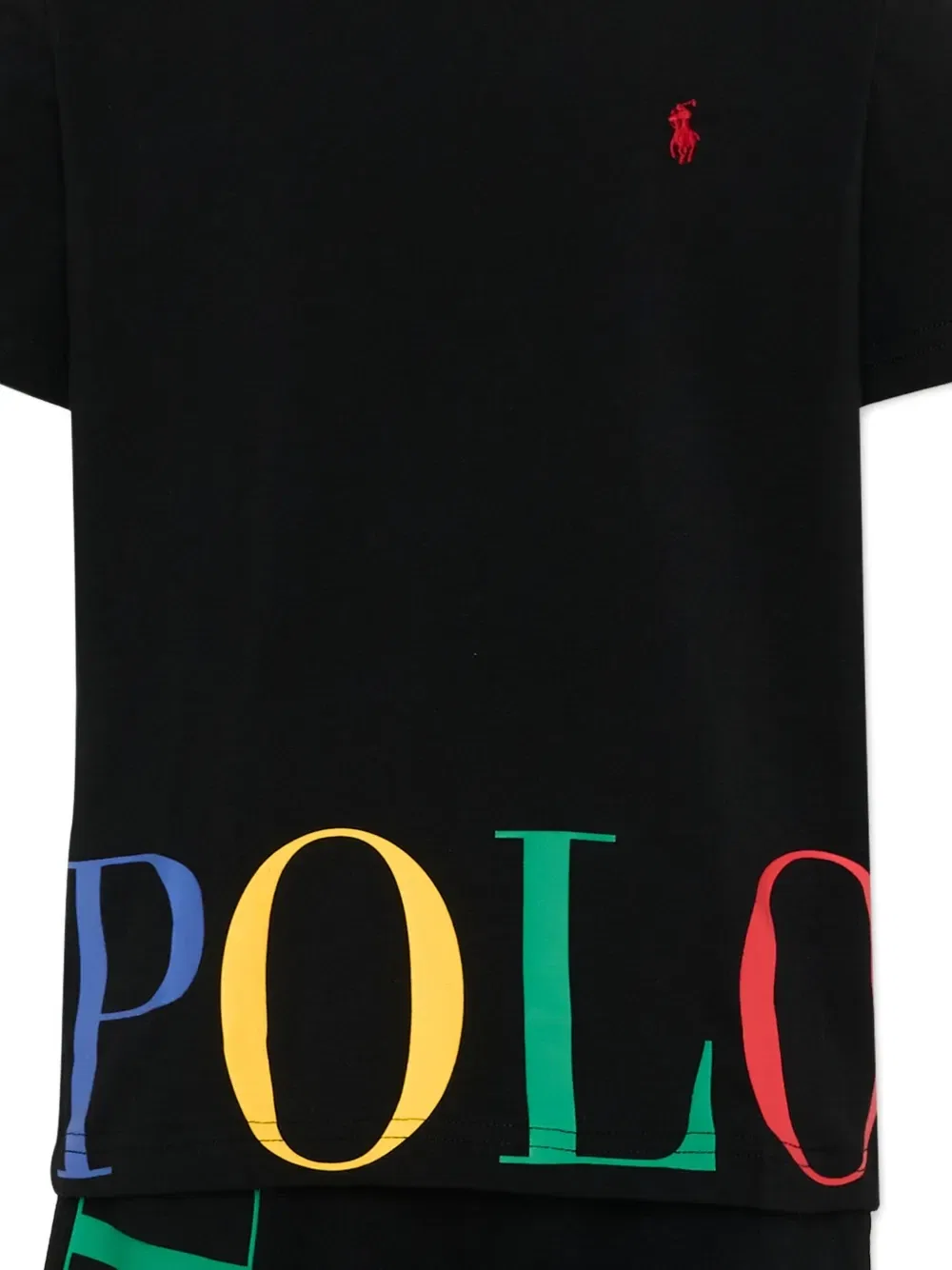 Пижама с логотипом Polo Ralph Lauren Kids, черный — фото 3