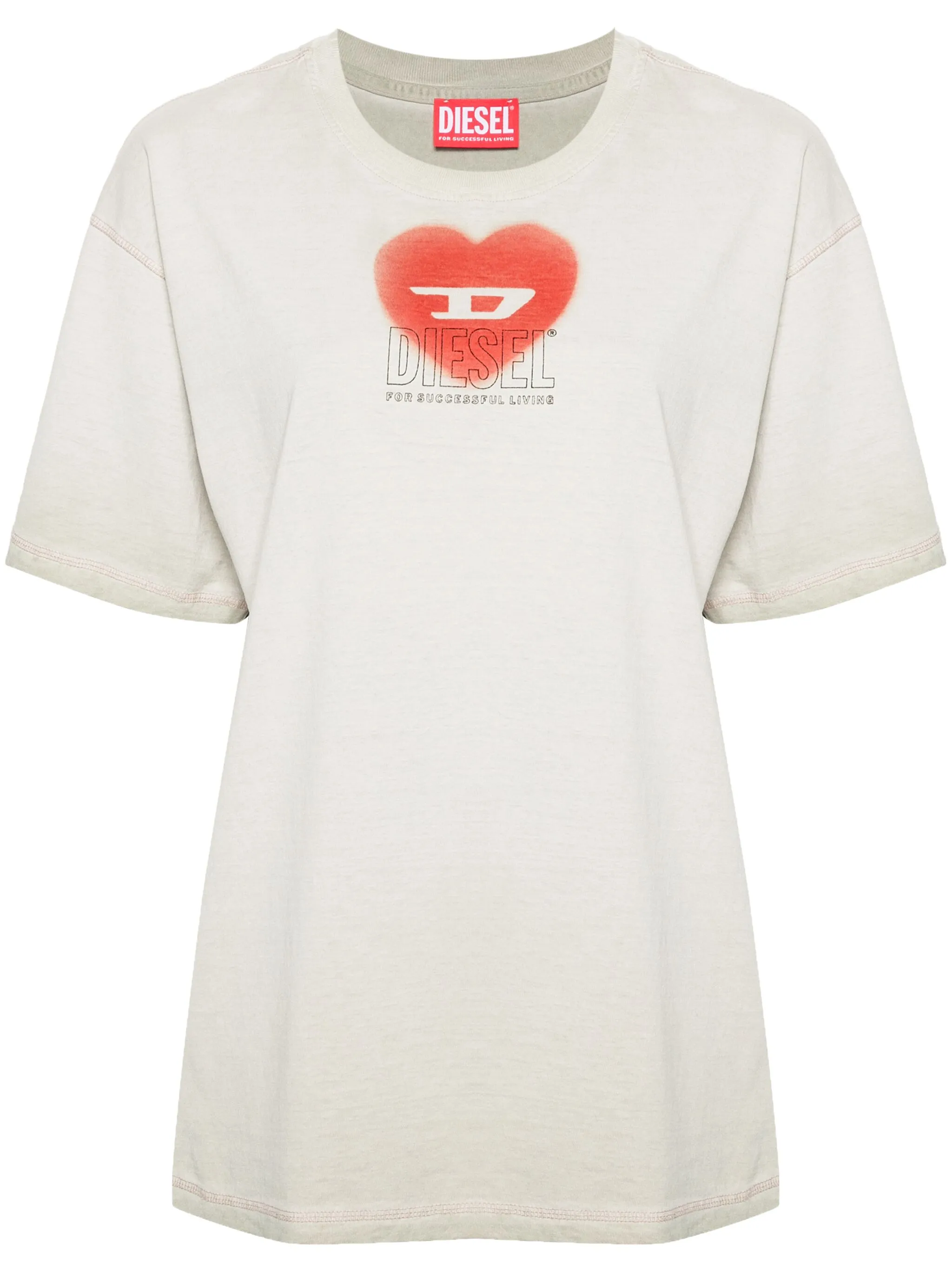 

Футболка T-Buxt-N4 с логотипом Diesel, бежевый