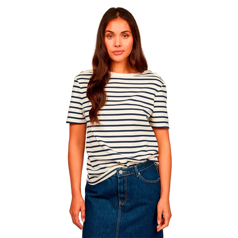 

Футболка с коротким рукавом Tommy Hilfiger Stripe Regular Fit, белый