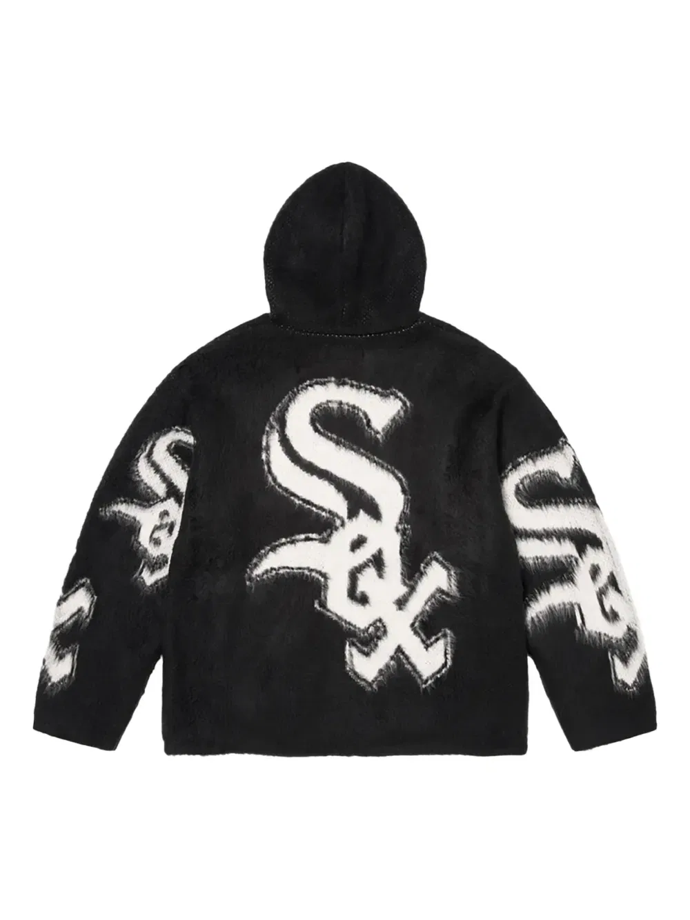 Толстовка на молнии с надписью "Chicago White Sox" Supreme, черный — фото 2
