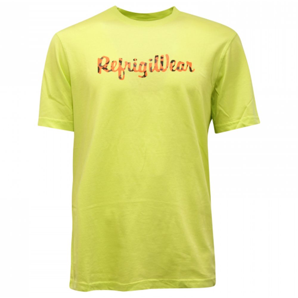 

Футболка с круглым вырезом и логотипом Sunshine Yellow Refrigiwear, желтый