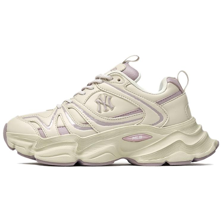 

New York Yankees дышащие низкие массивные кроссовки Unisex фиолетовый MLB, бежевый фиолетовый