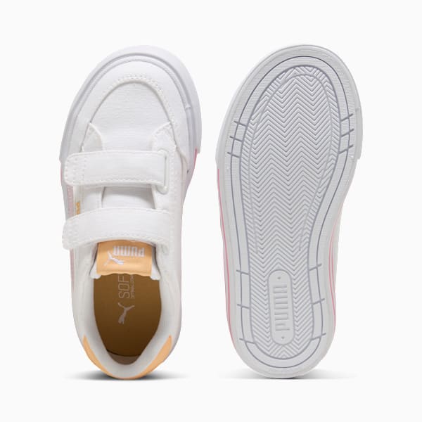 Маленькие дети не любят кроссовки Court Classic Vulcanized Formstrip Puma, белый — фото 4