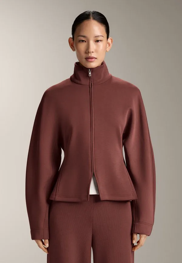 

Толстовка на молнии с приталенным кроем Oysho, Brown, Коричневый, Толстовка на молнии с приталенным кроем Oysho, Brown