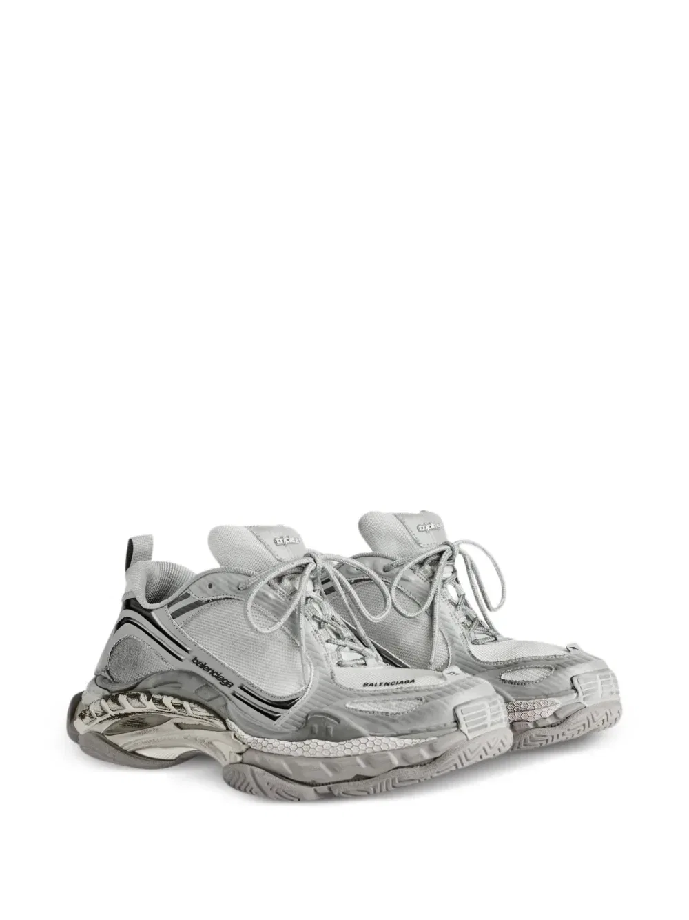 Кроссовки Triple S.2 на шнуровке BALENCIAGA, серый — фото 2