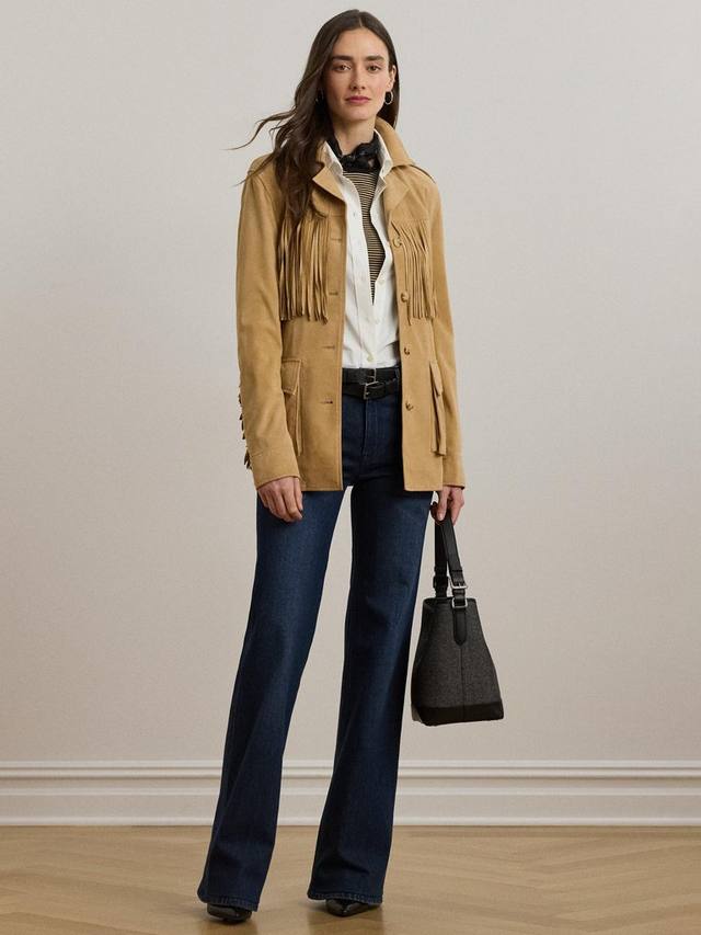 

Винтажные расклешенные джинсы Lauren Ralph Lauren, Dark Blue