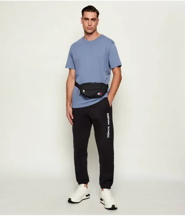 Спортивные штаны в стиле ретро regular fit Calvin Klein, черный — фото 2