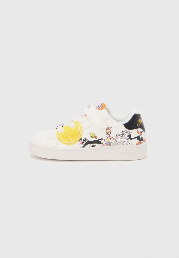 Кроссовки looney tunes eclyper Geox, White/Black