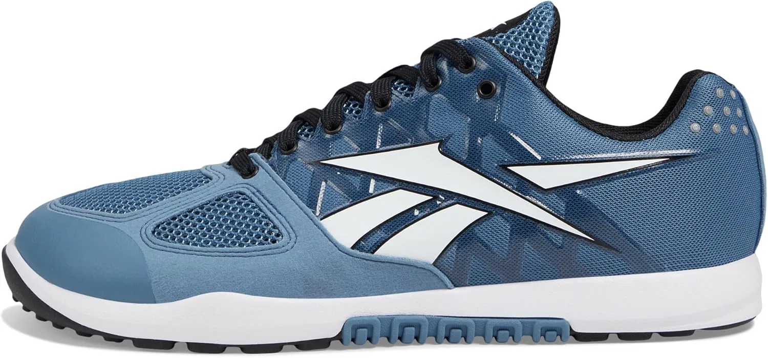 Мужские классические нейлоновые кроссовки Reebok, Footwear White Flash Red Vector Navy — фото 4