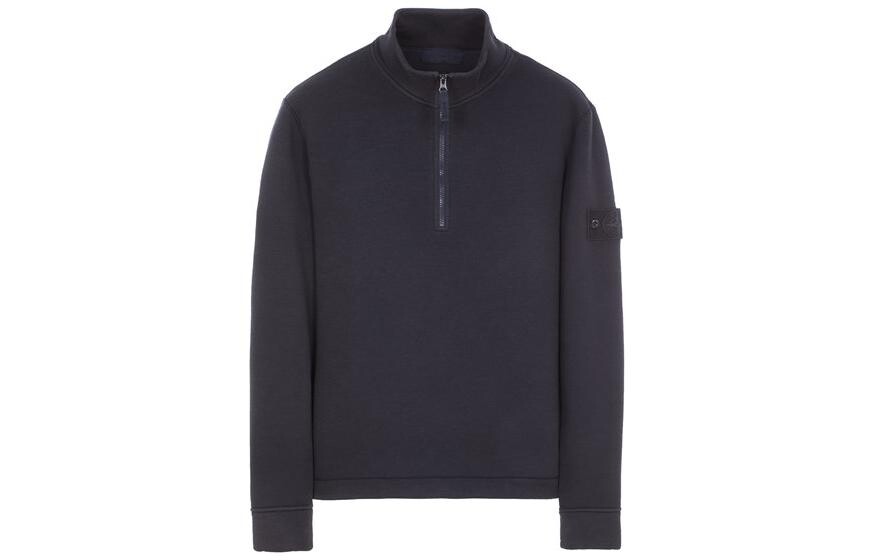 

Толстовка унисекс темно-синяя Stone Island, синий