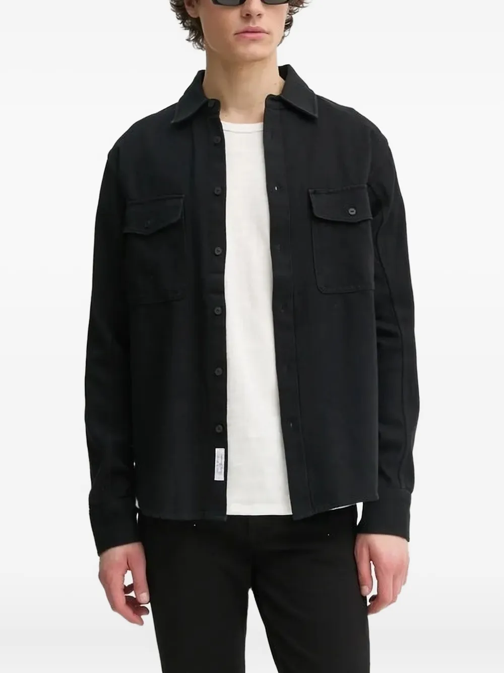 

Рубашка с длинным рукавом rag & bone, черный