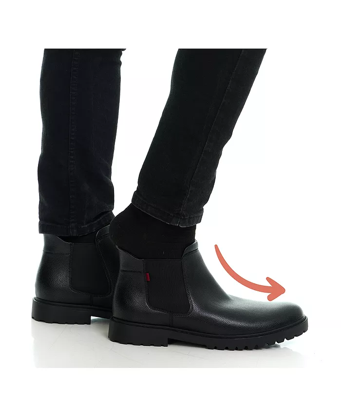 Кожаные ботинки челси Hudson Yards 2.0 с технологией Hands-Free Slip On Marc Joseph New York, черный — фото 2