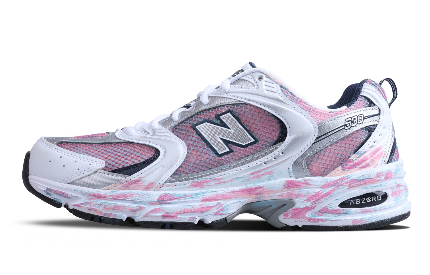 

Кроссовки NB 530 унисекс с низким верхом, красные и белые New Balance