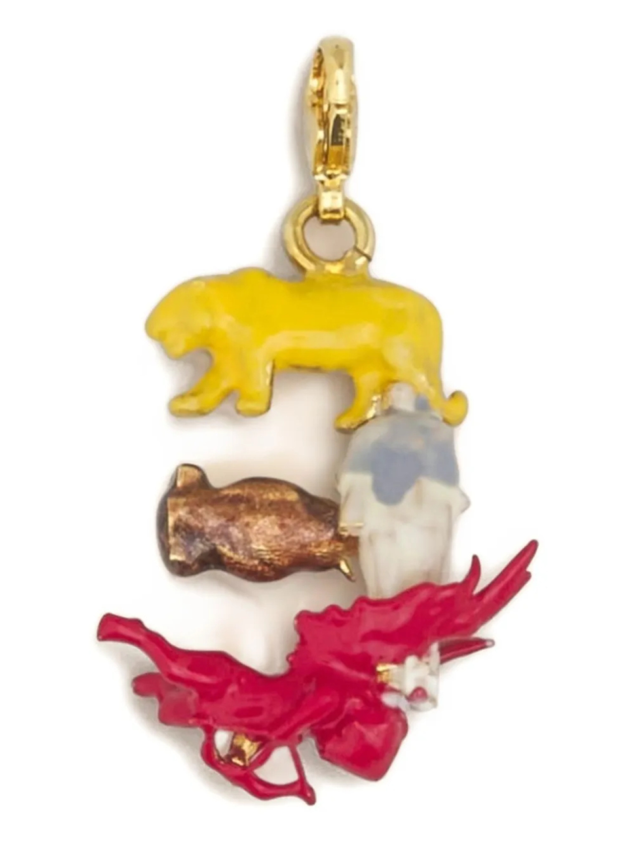 

Шарм Marni layered-animal charm, золотой