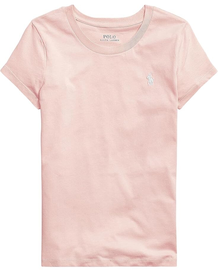 

Толстовка Polo Ralph Lauren Kids Short Sleeve Jersey T-Shirt, цвет Hint Of Pink