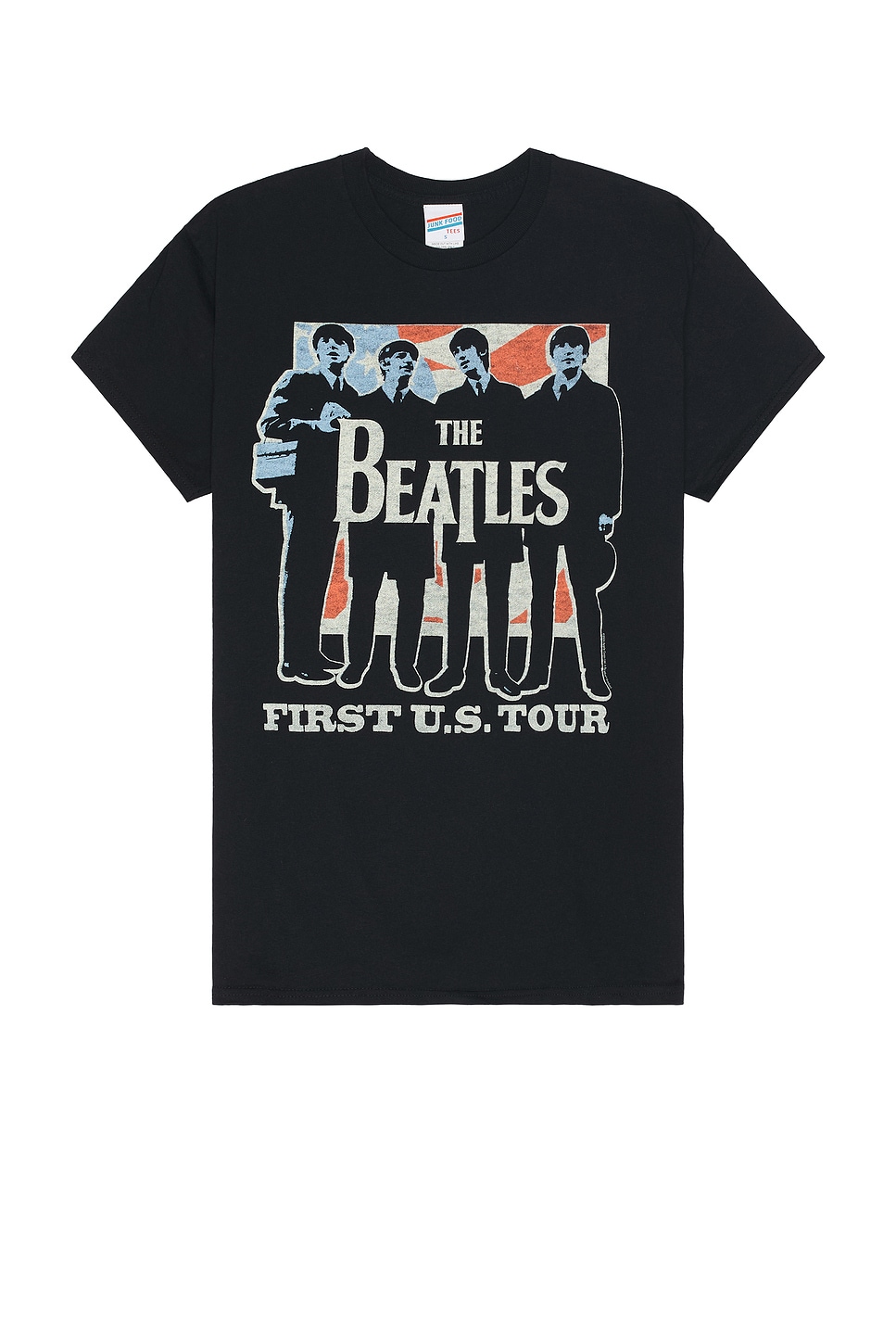 

Футболка с первым американским туром the beatles Junk Food, черный