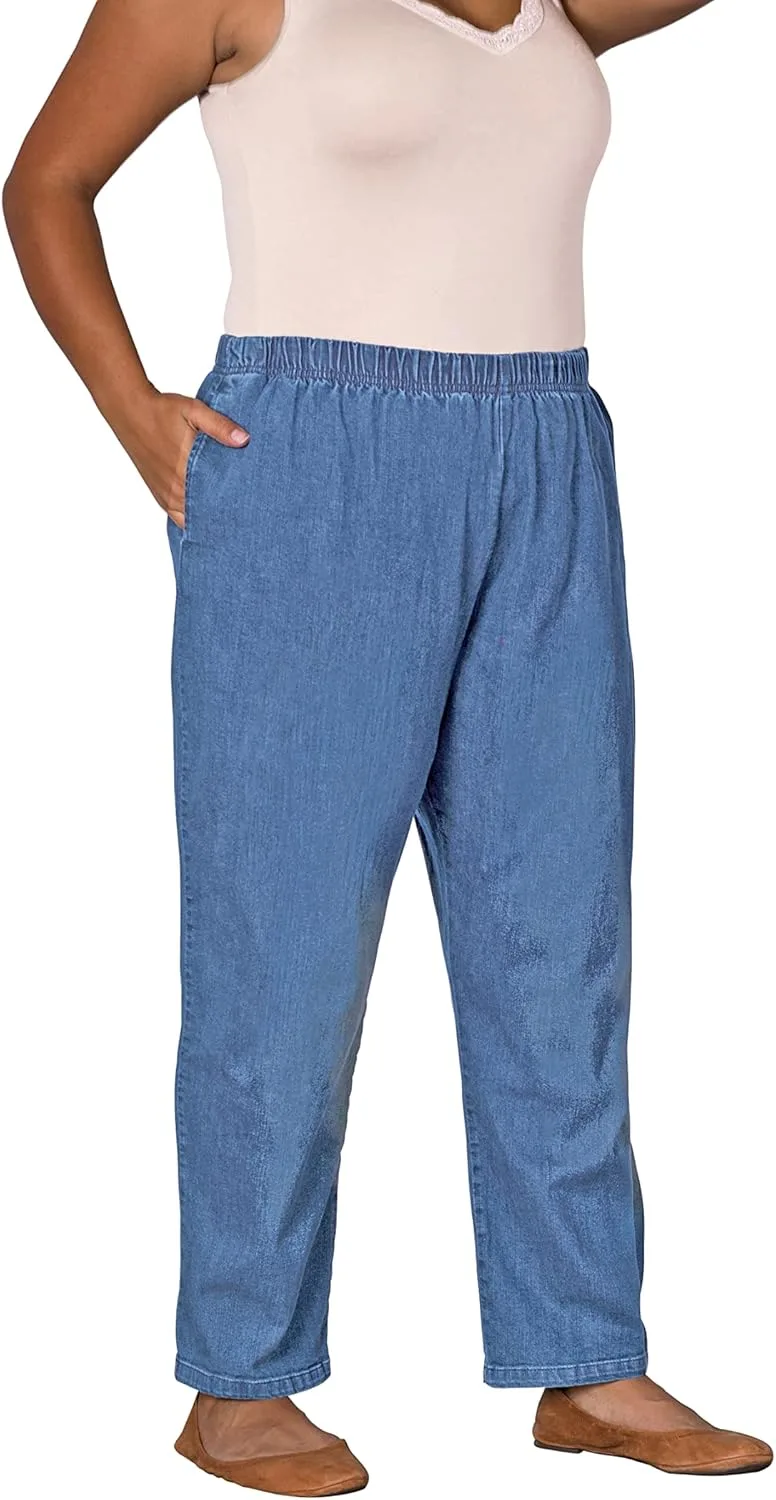 

Джинсы Plus Size Wide Leg из хлопкового денима On the Plus Side