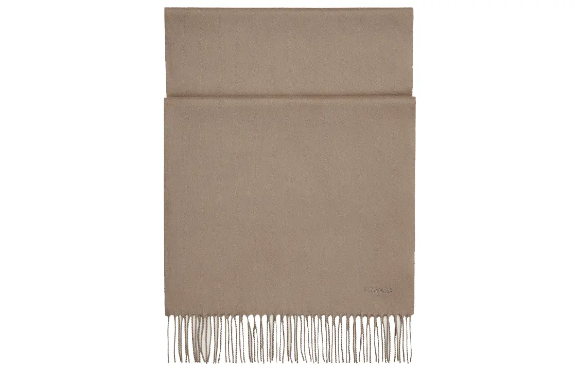 

HERMES Unie Brodee вязаный шарф унисекс Brown