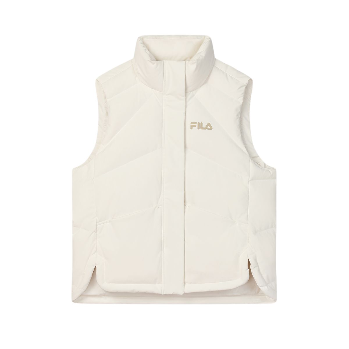 

FILA Оригинальная женская жилетка светло-бежевого белого цвета, Light Beige White