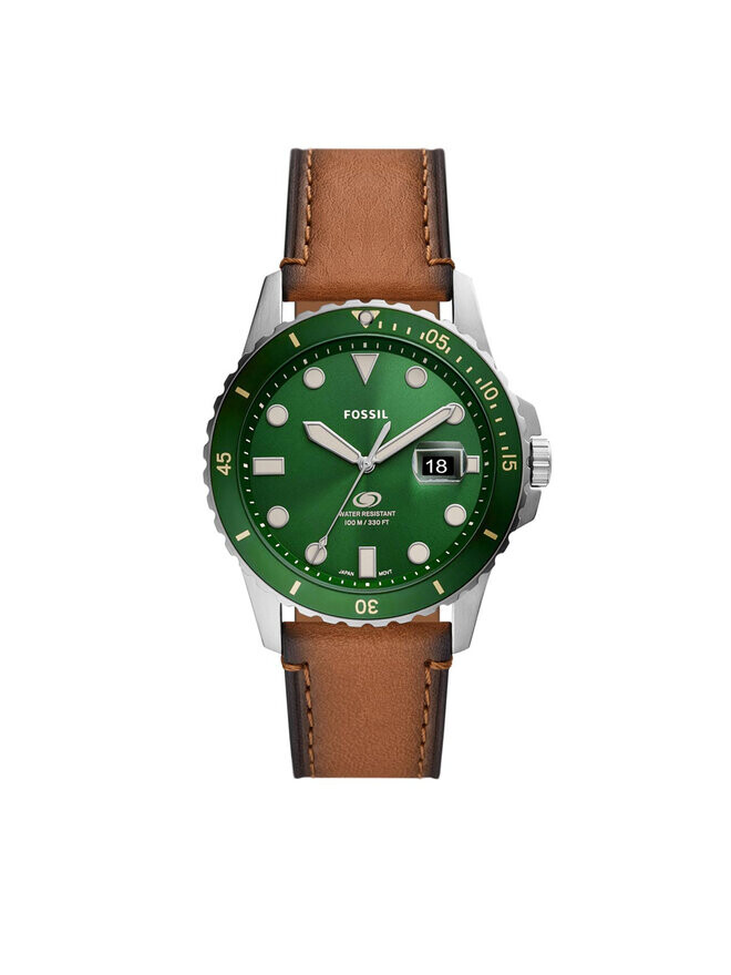 

Часы Blue FS5946 Fossil, коричневый/серебряный