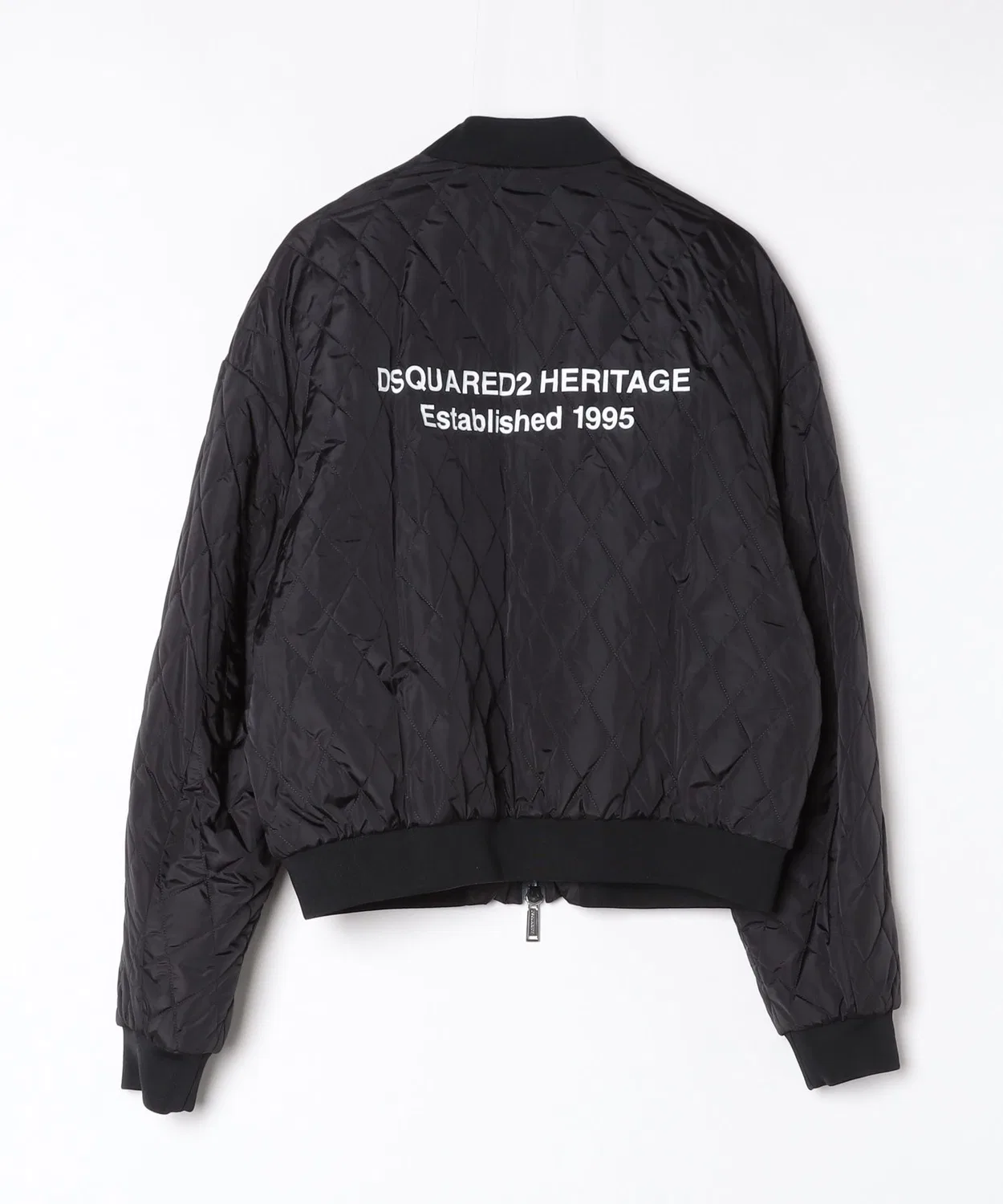 Бомбер Dsquared2 Urban Quilted Bomber нейлоновый черный — фото 2