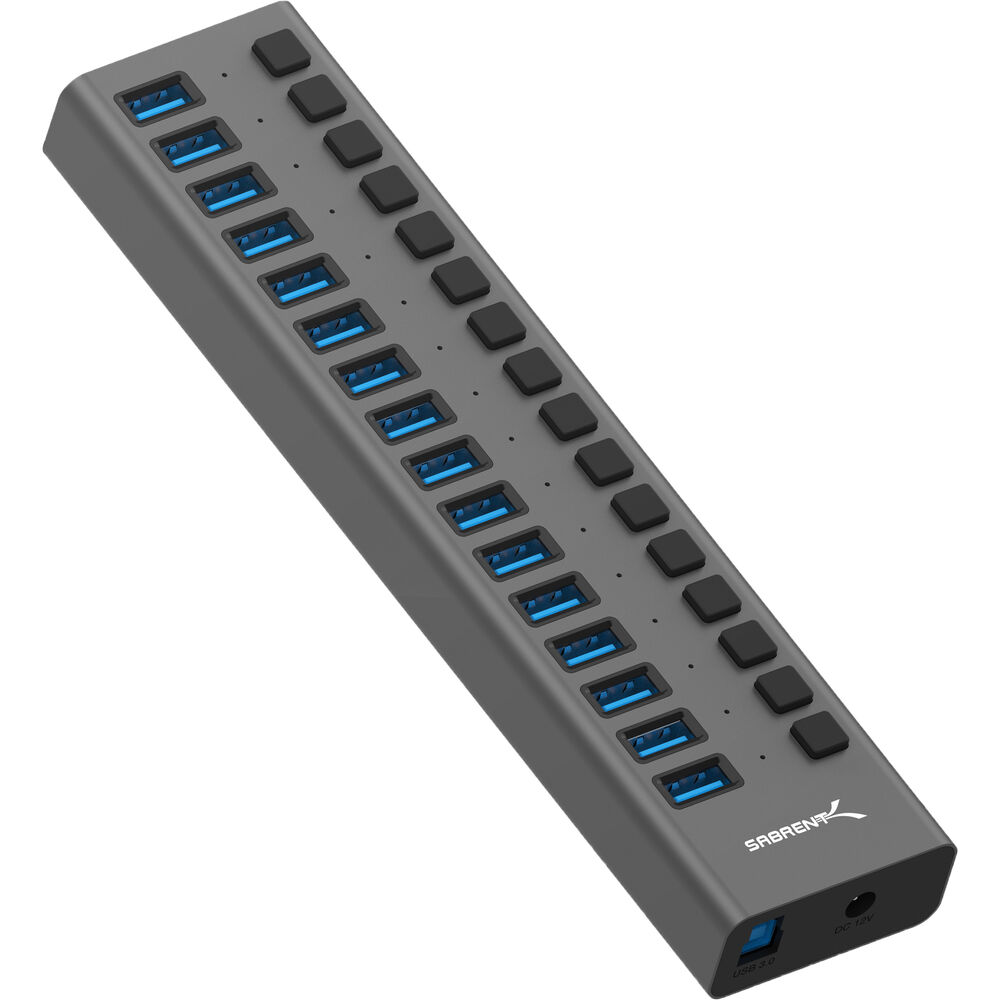 

Док-станция Sabrent 16-Port USB 3.0 Hub and Charger HB-PU16