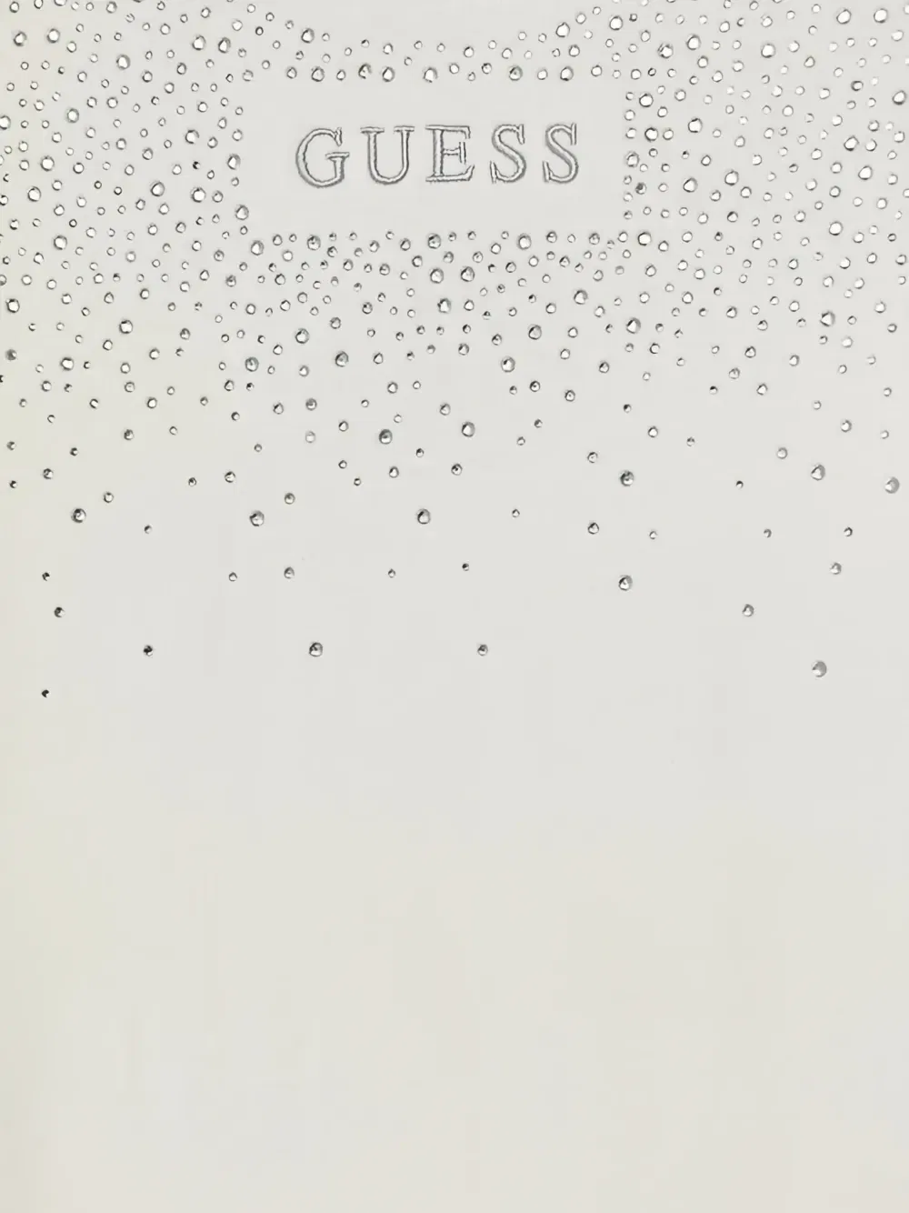 Мини-платье с длинными рукавами, украшенное стразами GUESS Kids, бежевый — фото 3