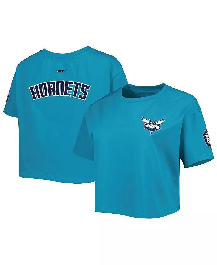 

Женская темно-бирюзовая футболка Charlotte Hornets Classics свободного кроя Pro Standard
