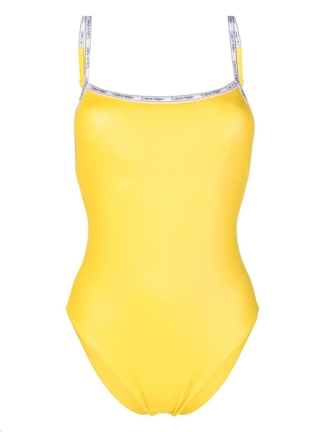 

Calvin Klein купальник с логотипом, желтый